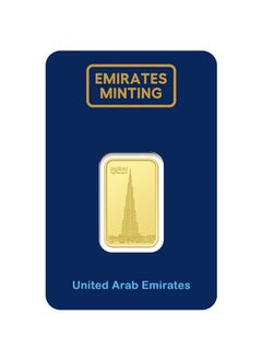 EMIRATES MINTING Emirates Minting 2.5 Grams Burj Khalifa Gold Bar 999.9 Purity  - Image 1