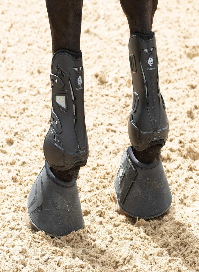 Equinavia Odin Flexi Overreach Boots - Black - XXL - Image 4
