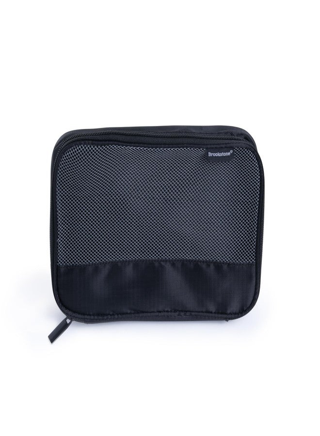 بروكستون مجموعة مكعبات تعبئة السفر من بروكستون - منظم أمتعة مضغوط موفر للمساحة مكون من 3 قطع، أساسيات السفر، متعدد الاستخدامات - Image 5