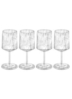 Koziol Koziol Classic Wine Glass Transparent Club No 9 250ml, Polycarbonate (Pack of 4)  - Image 2