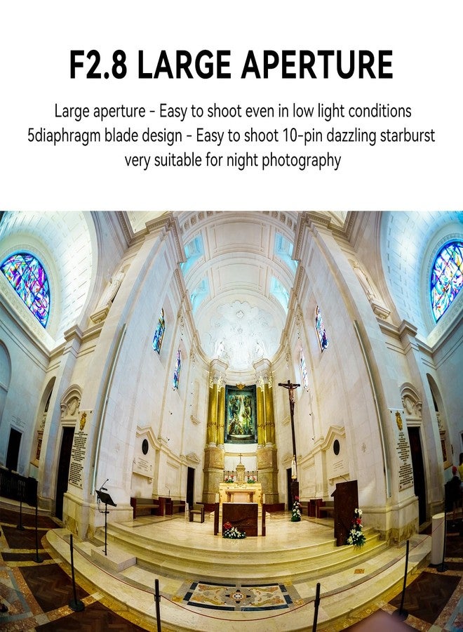 7artisans 7.5mm f2.8 Mark II APS-C Fisheye Wide Angle Manual Fixed Lens for Canon R Mount Mirrorless Cameras R RP R5 R6 - Image 3