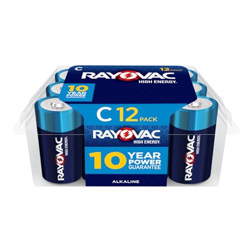 Rayovac بطاريات رايوفاك من نوع C، بطارية خلية C، 12 قطعة - Image 1
