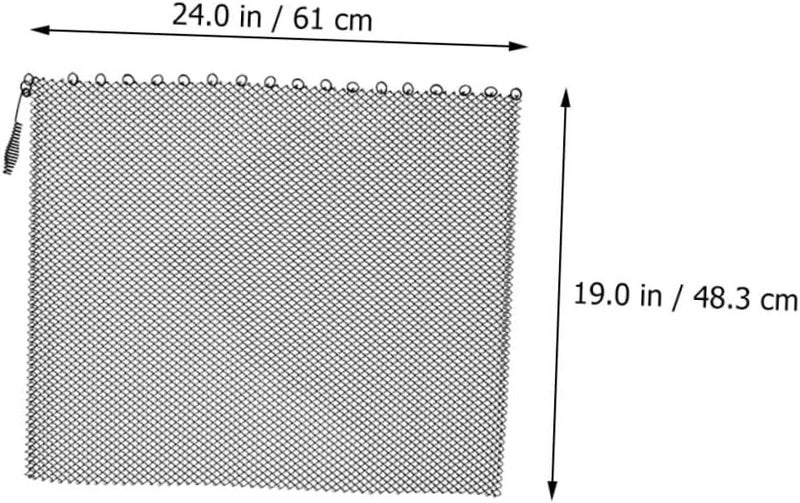 2Pcs Fireplace Mesh Screen Curtain Inhibiting Panels Easy to Fold Fireplace Accessory for Safety - Image 2