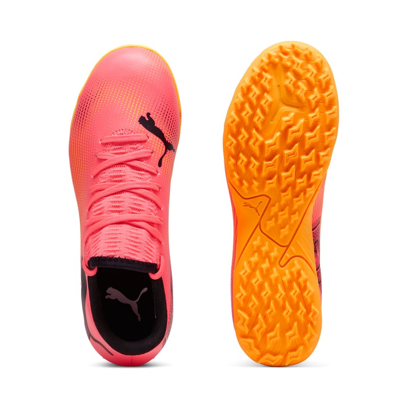 PUMA FUTURE 7 PLAY TT Kids Youth Pink Football Boots - Image 4