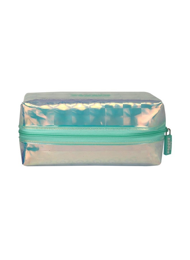 سمايلي كيدوز حقيبة مستحضرات تجميل شفافة فاخرة من سميلي كيدوس - باللون الأزرق - Image 1
