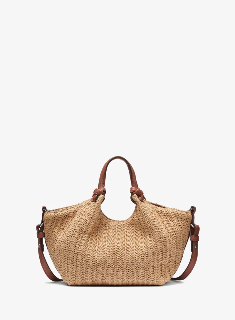 DKNY NATURAL/SADDLE Paula Small Tote for Women | Best Price UAE
