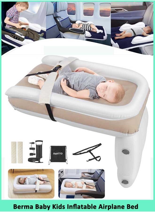Berma Baby Inflatable Airplane Bed With Hand Pump  - Image 1