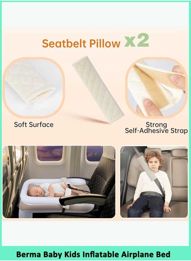 Berma Baby Inflatable Airplane Bed With Hand Pump  - Image 4