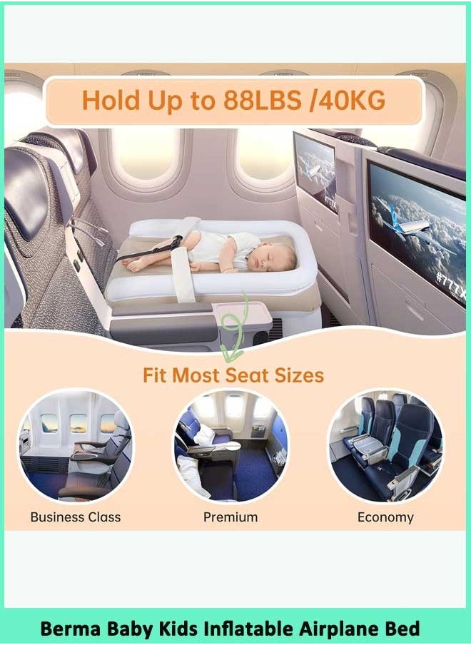 Berma Baby Inflatable Airplane Bed With Hand Pump  - Image 5