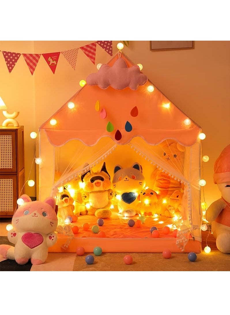 DUNISO - Kids Tent, Play Tent Playhouse For Kids Princess Castle Tent Gift Toys For Girl Play House For Toddler Children Indoor & Outdoor (51"x 39"x 47") - Image 1