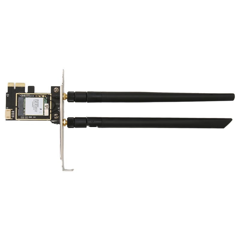 بطاقة واي فاي 6 لاسلكية PCIE بسرعة 1800 ميجابت في الثانية بتقنية MU-MIMO - بطاقة واي فاي PCIE مع بلوتوث 5.2 لنظامي ويندوز 10/11 - Image 2