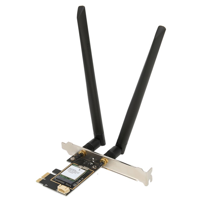 بطاقة واي فاي 6 لاسلكية PCIE بسرعة 1800 ميجابت في الثانية بتقنية MU-MIMO - بطاقة واي فاي PCIE مع بلوتوث 5.2 لنظامي ويندوز 10/11 - Image 4
