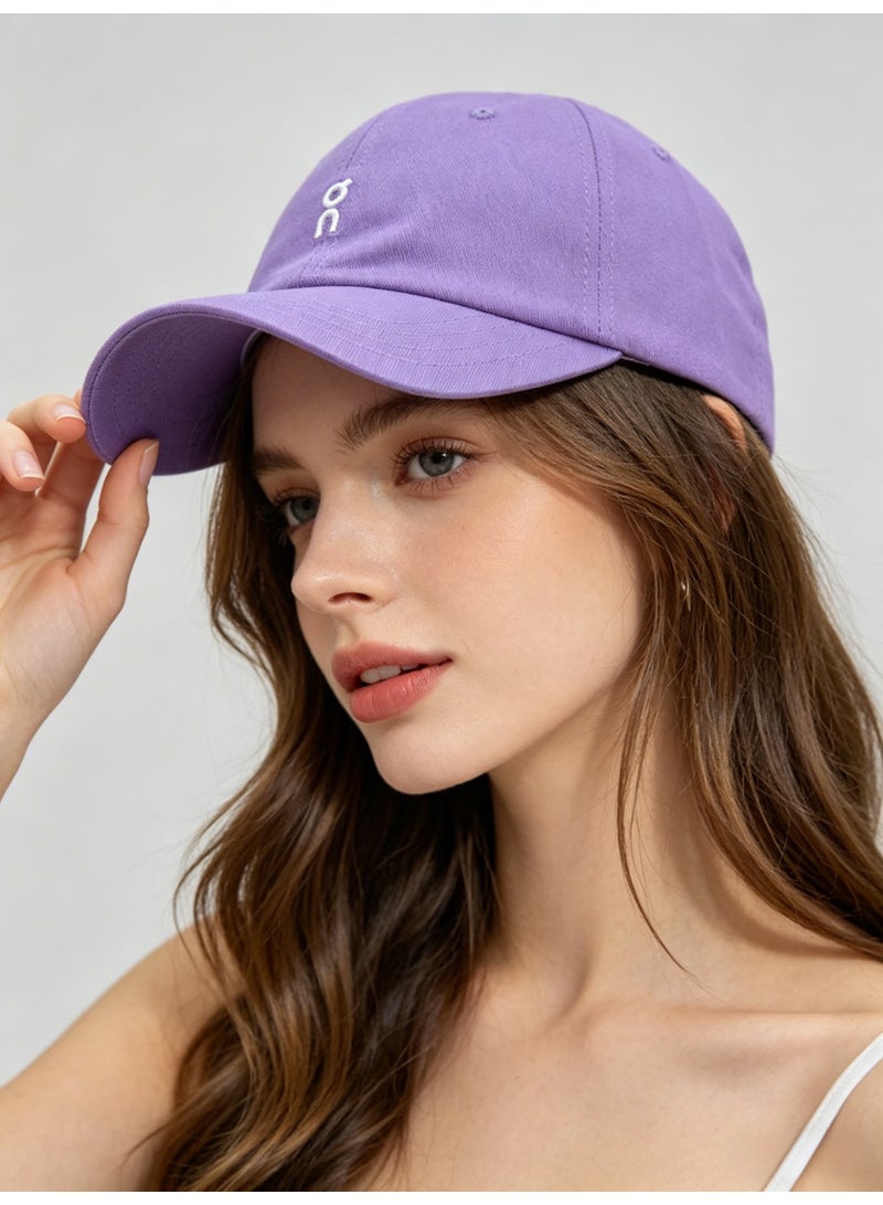 اون راننج On Running Classic Logo Baseball Cap, Lavender Purple Adjustable Cotton Dad Hat for Men & Women - Image 5