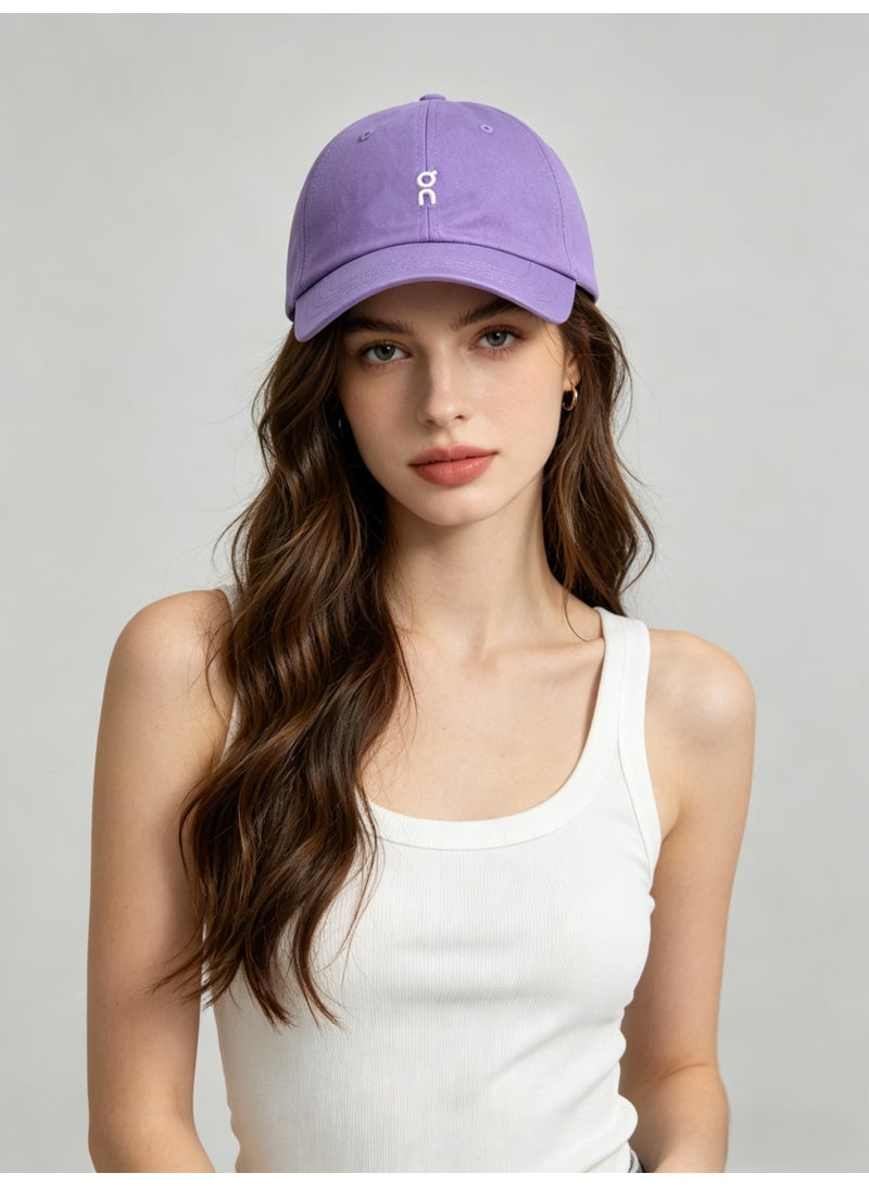 اون راننج On Running Classic Logo Baseball Cap, Lavender Purple Adjustable Cotton Dad Hat for Men & Women - Image 3