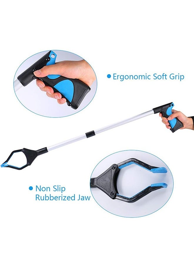 Garlo - Reacher Grabber Tool, 80cm Foldable Grabber Reacher for Elderly, Lightweight Extra Long Handy Trash Claw Grabber, Reaching Assist Tool for Trash Pick Up,  Litter Picker, Arm Extension. - Image 1