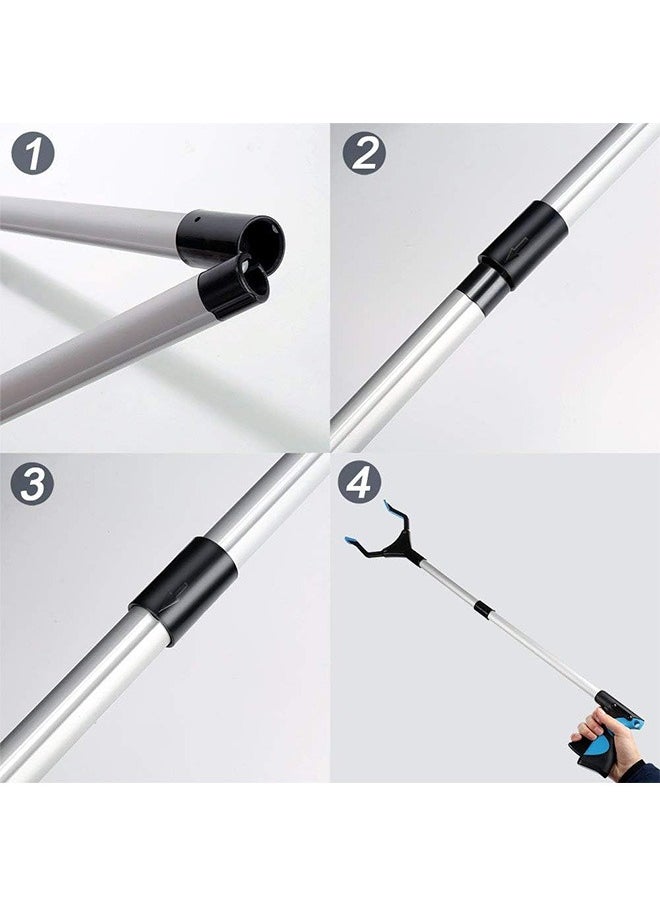 Garlo - Reacher Grabber Tool, 80cm Foldable Grabber Reacher for Elderly, Lightweight Extra Long Handy Trash Claw Grabber, Reaching Assist Tool for Trash Pick Up,  Litter Picker, Arm Extension. - Image 1