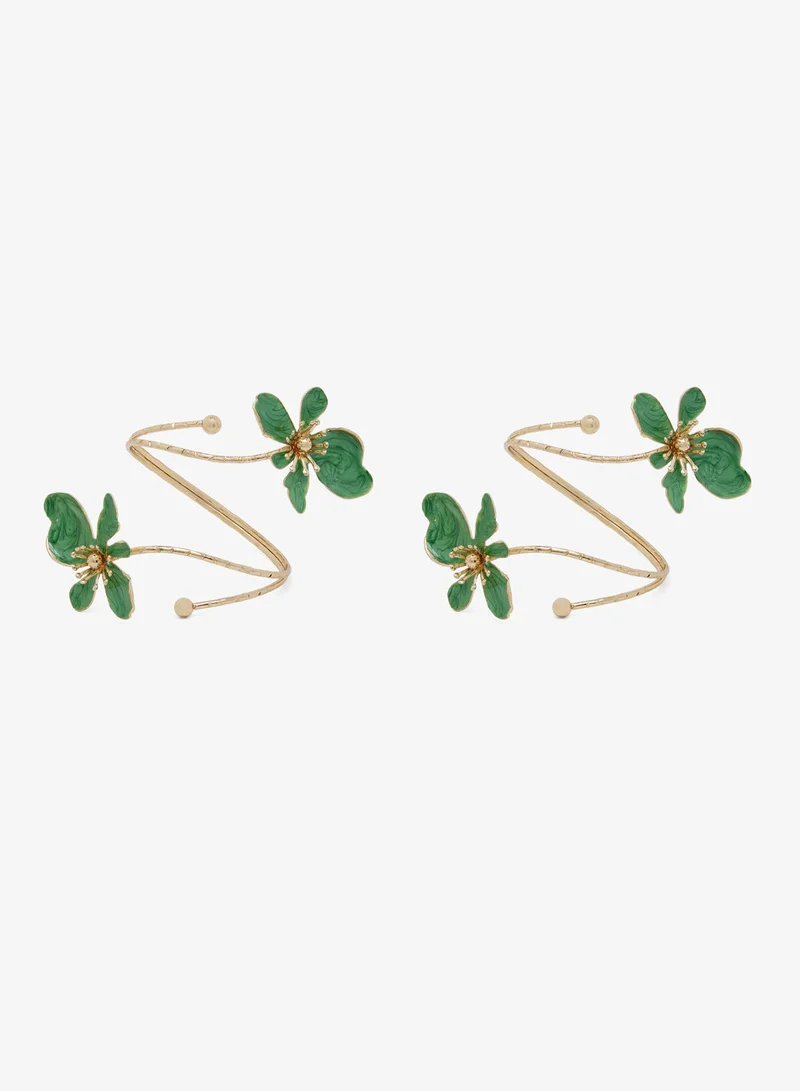 ELLA Floral Bracelet Cuff