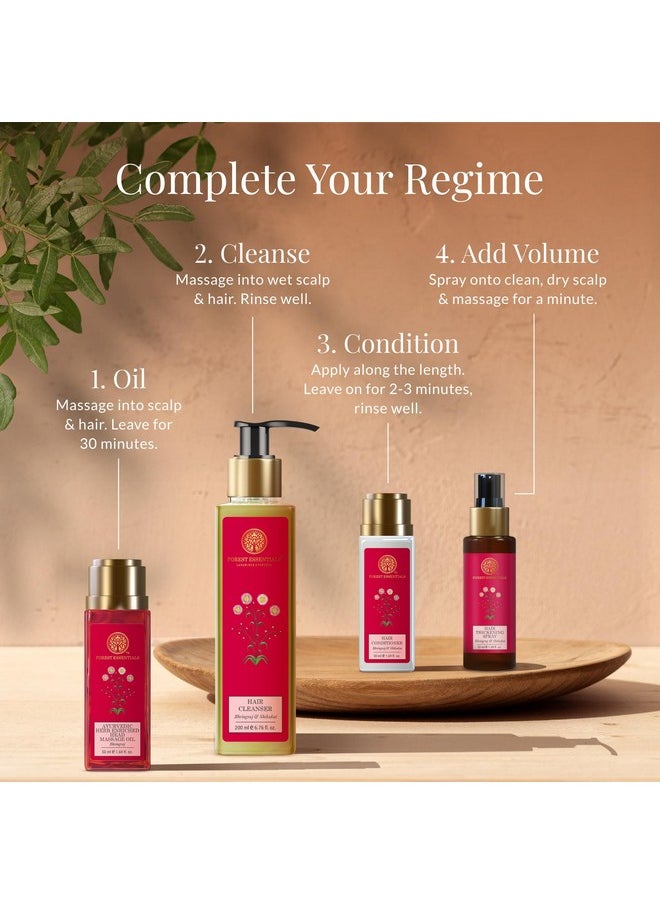 Forest Essentials Hair Cleanser Bhringraj & Shikakai|Ayurvedic Natural Anti Dandruff Shampoo|Reduces Hair Fall And Dandruff|Controls Hair Thinning|Sulphate & Paraben Free, 200 Grams  - Image 5