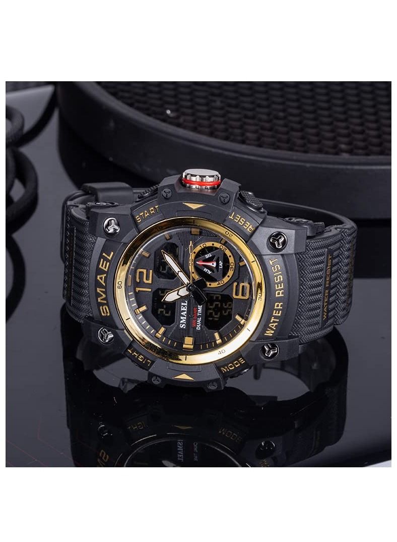 SMAEL Outdoor Sports Digital Watch Wristwatch LED Stopwatch Waterproof - Image 2