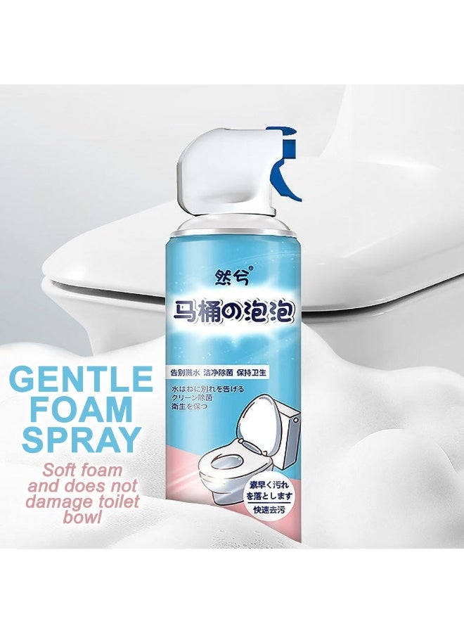 Toilet Cleaning Foam 450ml – Powerful Deep Cleaning Bathroom Foam Cleaner, Strong Stain Remover Formula for Toilet Bowl, Removes Tough Dirt & Limescale, Fresh Scent Hygienic Bathroom Cleaner, Safe on All Surfaces, Easy to Use Home & Office Toilet Cleaning Solution - Image 4