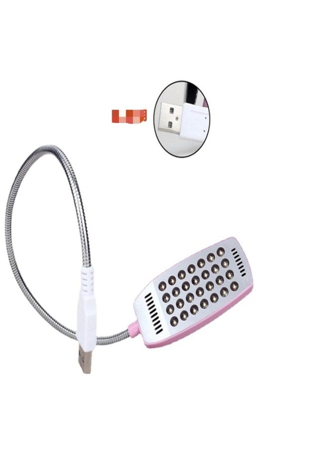 Generic - Small Night Light Eye Protection Study Desk Lamp Stall Usb Direct Plug Computer Lamp Switch Usb28-Color:White.-Dimensions:42cm - Image 1