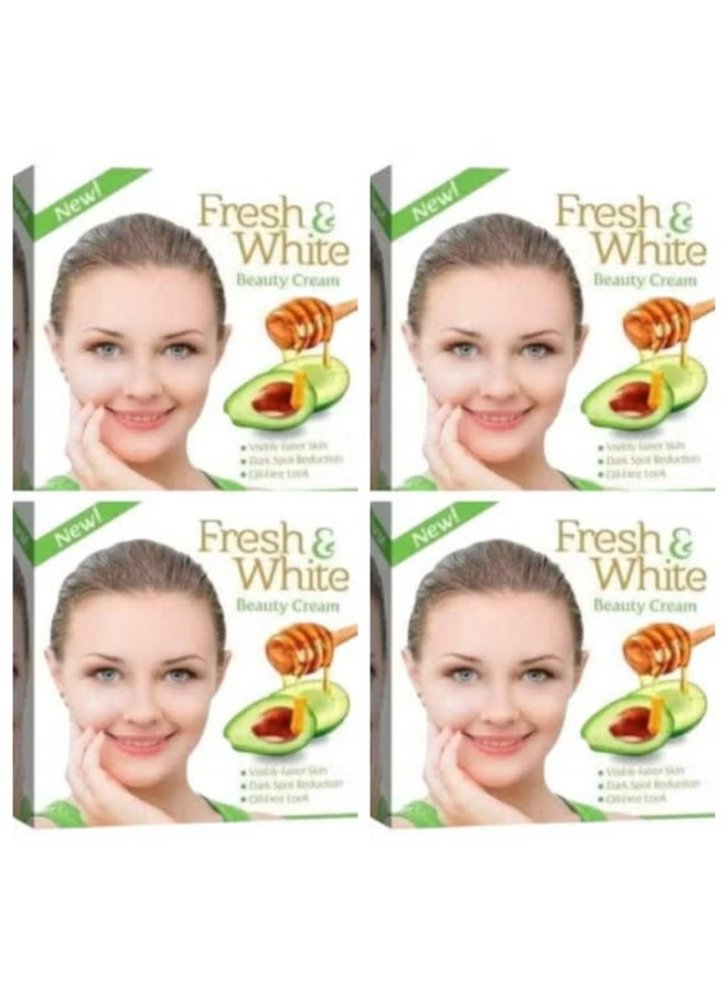 Beauty Cream For Whitening Face & Body With Avocado & Honey 30 g 4 Pcs