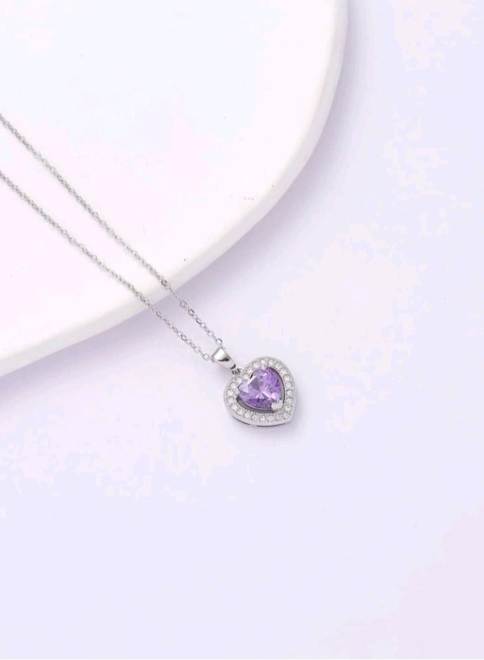 Jewelry For Life Trendy Stainless Steel Silver Plated Necklace For Women - Image 1