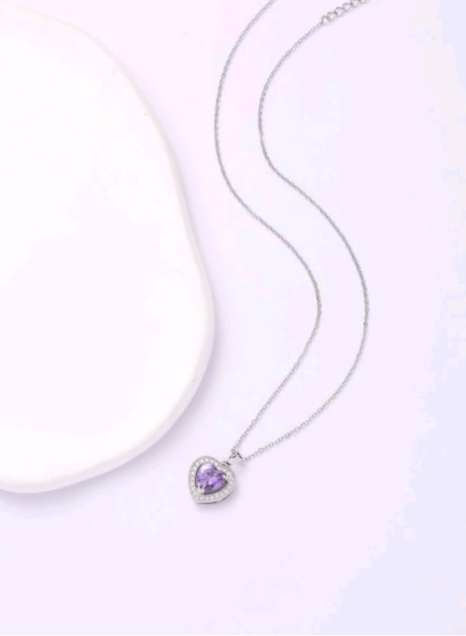 Jewelry For Life Trendy Stainless Steel Silver Plated Necklace For Women - Image 2
