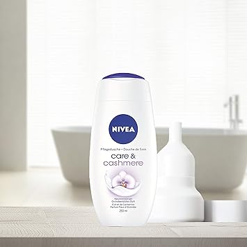 NIVEA Care mere Nourishing Shower Creme 250 ml Rich Shower Gel with mere Extract and Delicate Orchid Fragrance for Smooth Skin - Image 3