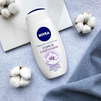 NIVEA Care mere Nourishing Shower Creme 250 ml Rich Shower Gel with mere Extract and Delicate Orchid Fragrance for Smooth Skin - Image 5