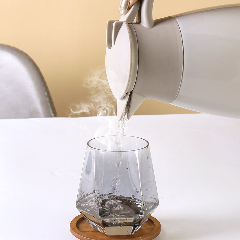 Stainless Steel 304 Vacuum Coffee Pot Double Layer Welcome Pot Large Capacity Pot Household Thermos 2L Thermos Pot - Image 4