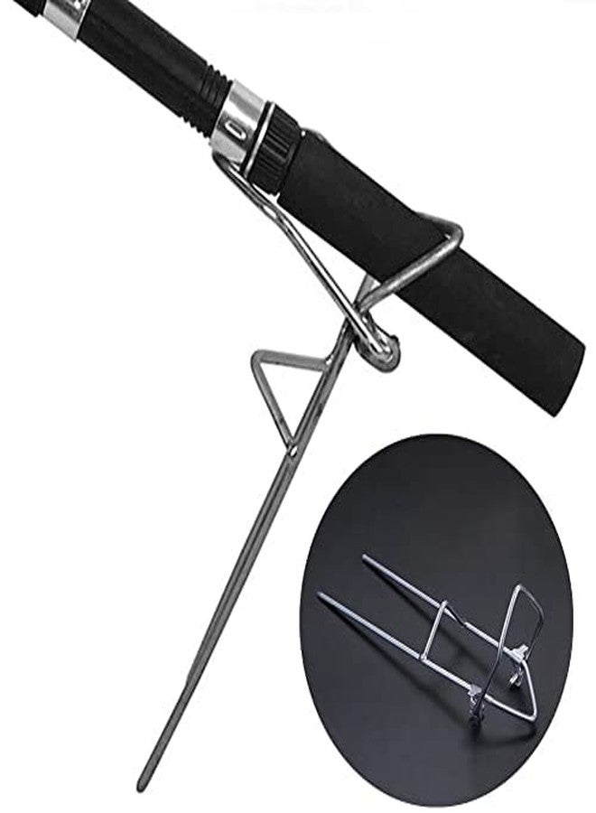 AUF Adjustable Foldable Fishing Rod Pole Stand Bracket Holder - Image 2