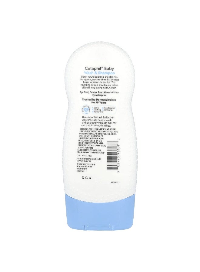 Cetaphil Cetaphil, Baby, Wash & Shampoo with Natural Calendula, 7.8 fl oz (230 ml) - Image 2