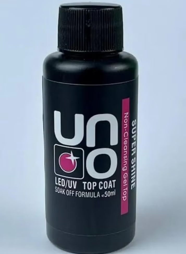 ONO UNO Rubber Base Coat and Super Shine Top Coat (No-Wipe), 50g (Set of 2) - Image 3