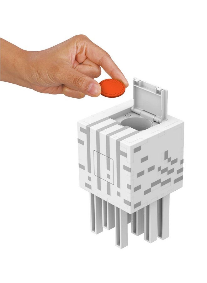 Mattel Games Mattel Minecraft Toys | Fireball Ghast Figure with 10 Shooting Discs | Video-Game Collectible | Gifts for Kids and Fans  - Image 4