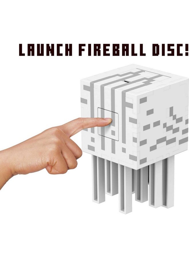 Mattel Games Mattel Minecraft Toys | Fireball Ghast Figure with 10 Shooting Discs | Video-Game Collectible | Gifts for Kids and Fans  - Image 5