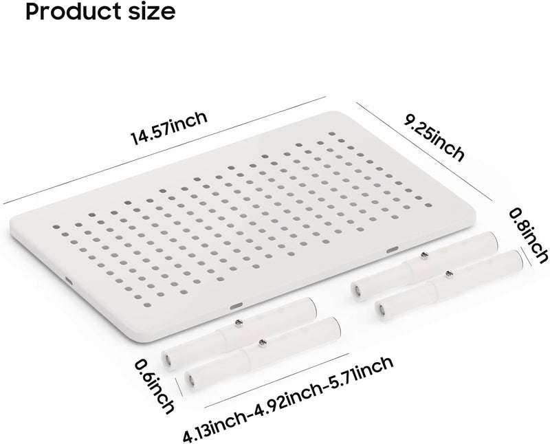 WSOWX Adjustable Automatic cat Feeder Stand - Non-Slip Elevated Holder for Cats/Dogs/Puppies, Universal Fit Automatic Feeders & Water Dispensers, Promotes Neck Health & Posture - Image 4