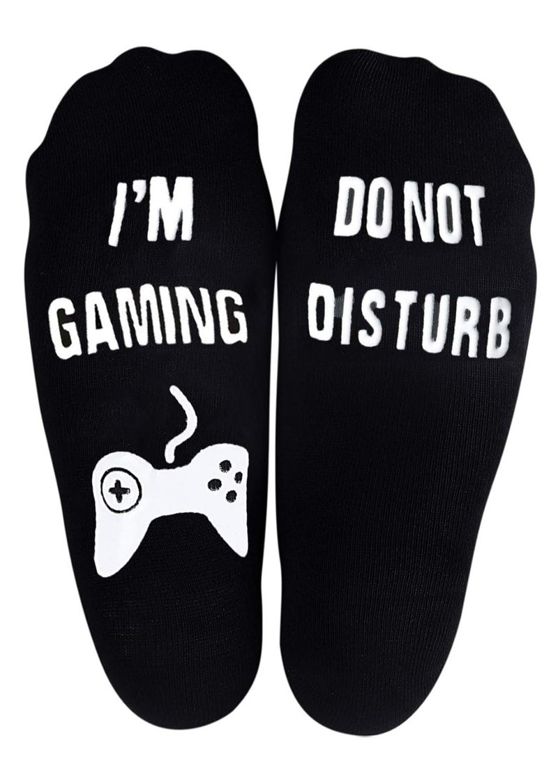 Oasisgalore Unisex Novelty Cotton Video Game Socks, Soft and Funny Gamer Socks, Birthday Gifts for Men and Women - Image 1