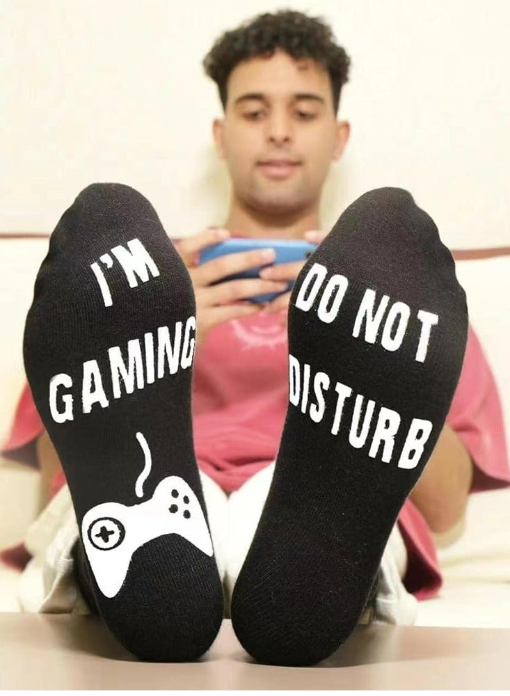 Oasisgalore Unisex Novelty Cotton Video Game Socks, Soft and Funny Gamer Socks, Birthday Gifts for Men and Women - Image 4