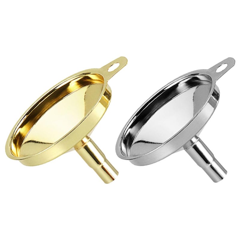 304 Stainless Steel Wine Funnel Set Gold Silver Mirror Polished Kitchen Bar Tool - Image 2