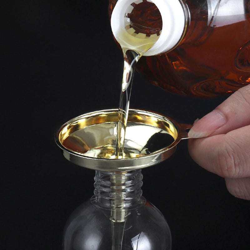 304 Stainless Steel Wine Funnel Set Gold Silver Mirror Polished Kitchen Bar Tool - Image 4