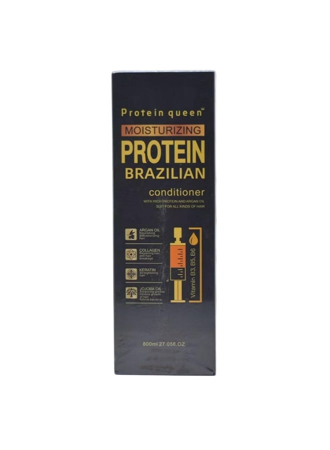 Protein queen MOisturizing Protein Brazilian Conditioner 800 ML - Image 2