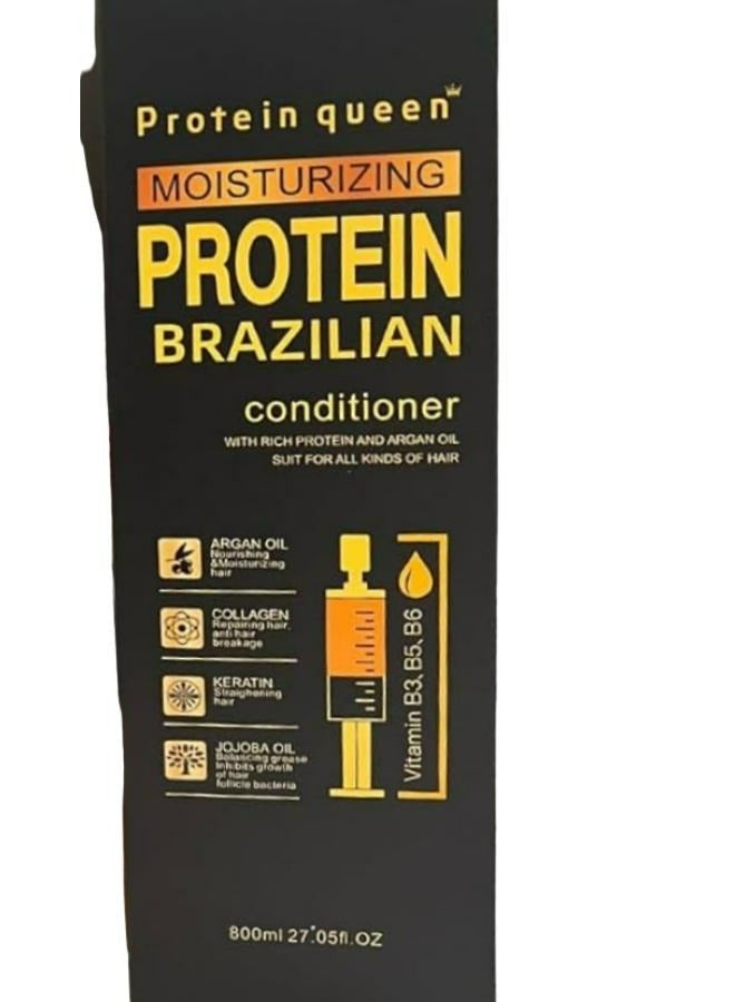 Protein queen MOisturizing Protein Brazilian Conditioner 800 ML - Image 1