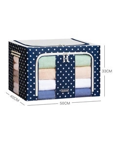 Generic Convenient Foldable Storage Bag Clothes Blanket Quilt Closet Sweater Organizer Box Pouches Storage Drawers Organizers（66L）  - Image 5