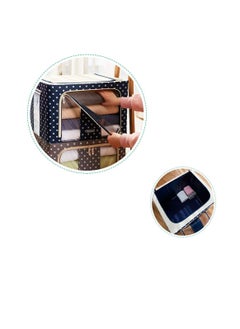 Generic Convenient Foldable Storage Bag Clothes Blanket Quilt Closet Sweater Organizer Box Pouches Storage Drawers Organizers（66L）  - Image 3