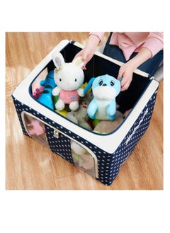 Generic Convenient Foldable Storage Bag Clothes Blanket Quilt Closet Sweater Organizer Box Pouches Storage Drawers Organizers（66L）  - Image 4