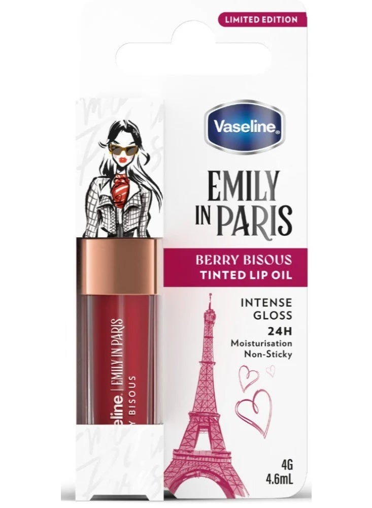 Vaseline Emily in Paris Tinted Lip Oil Berry Bisous - Image 3