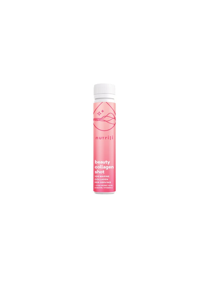 nutrili Marine Collagen Shots (20 vials x 25ml) | Hair, Skin & Nails | 10g Marine Collagen, Hyaluronic Acid, Biotin and Vitamin C  - Image 2