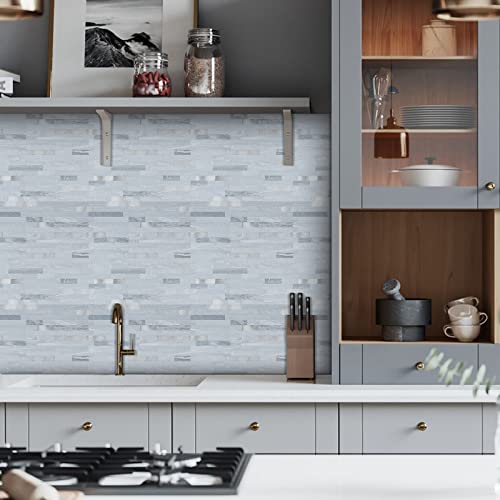 Midcard 10 Sheets Peel and Stick Backsplash PVC Wall Tile,for Kitchen Backsplash - Image 5