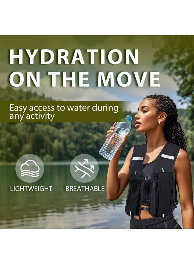 PAWSONIFY Running Vest, Reflective Hydration Backpack Lightweight Athletic Wear for Women Men Hiking Cycling Climbing Camping Biking Jogging Trail Race - Image 5